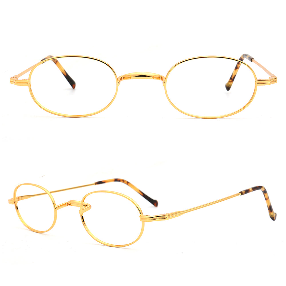 oval titanium eyeglasses frames vintage