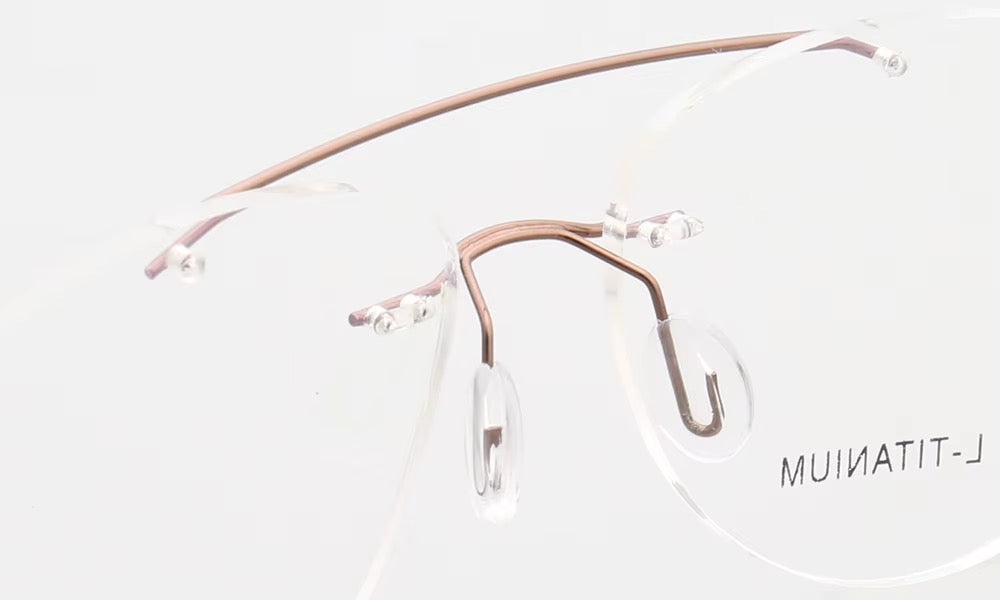 Jacob | Mens Aviator Rimless Glasses Frames