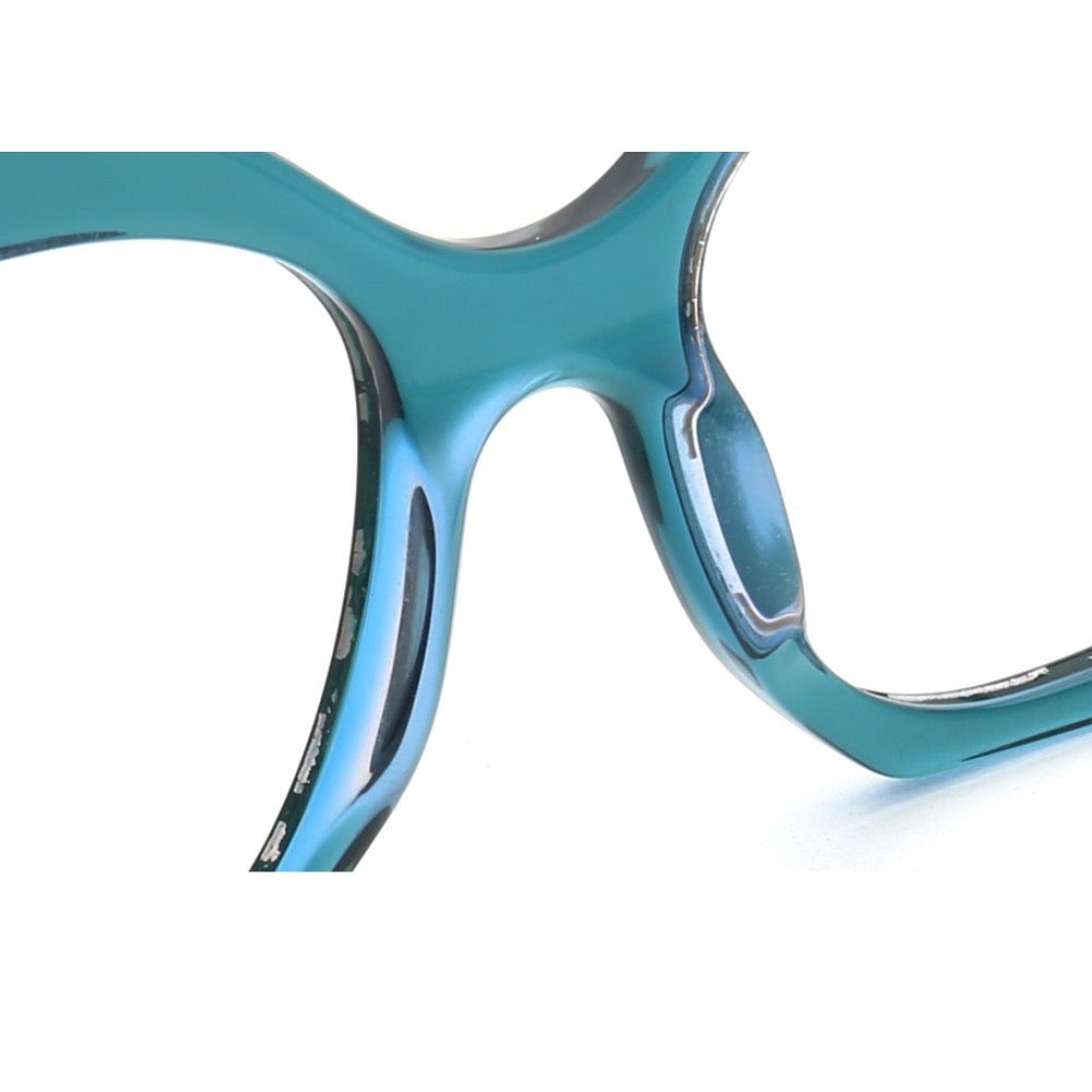 nose pads of green eyewear frames