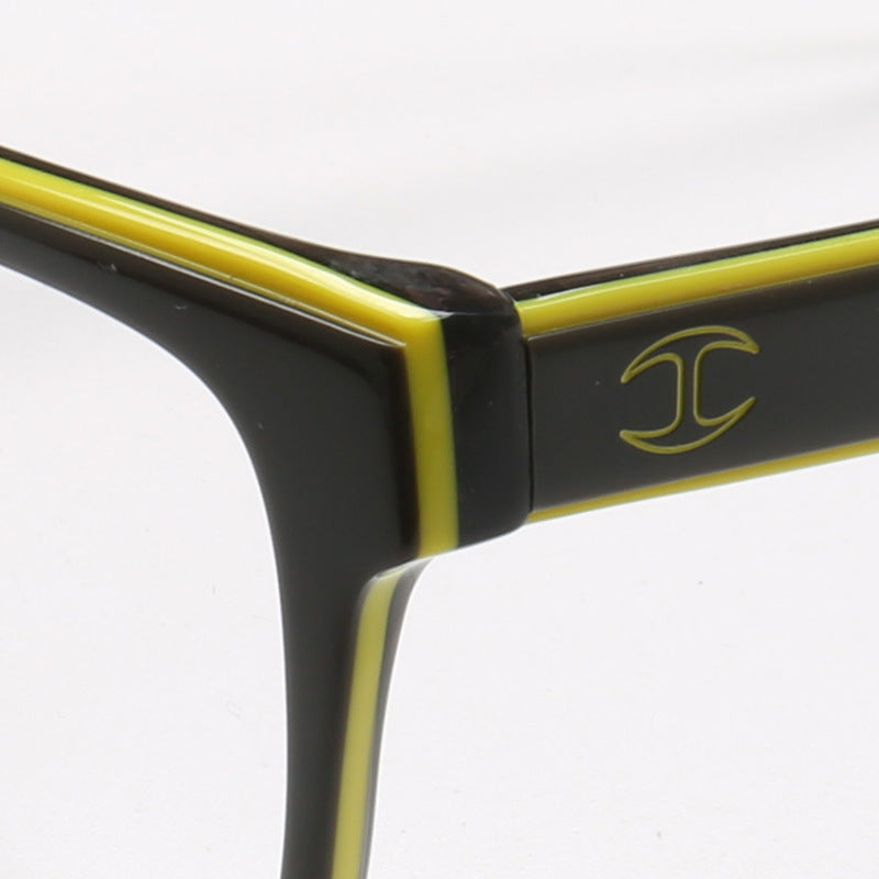 Temple of Olive Acetate Eyeglasses Frames