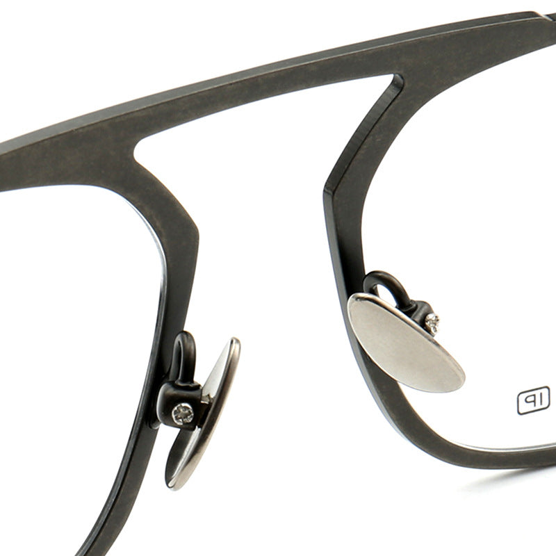 Nash | 80s Men Square Titanium Glasses Frames