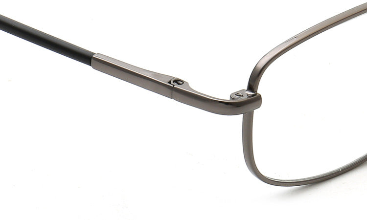 temple of metal reading glasses