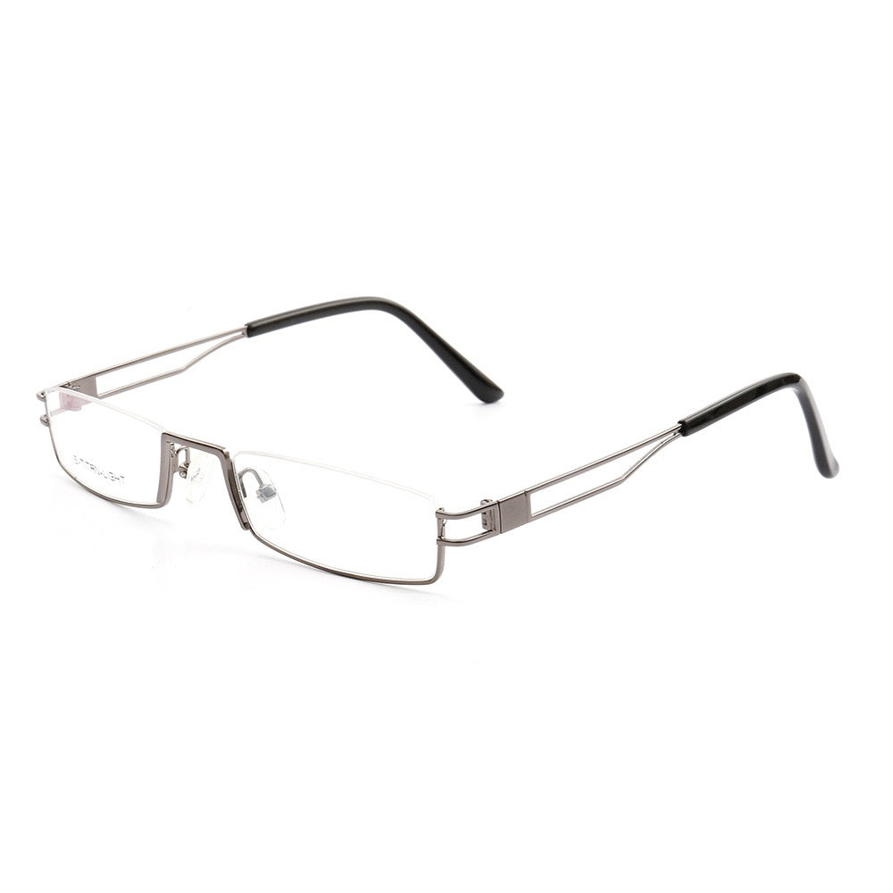 Kelcey | Rectangle Half Rim Metal Glasses Frames