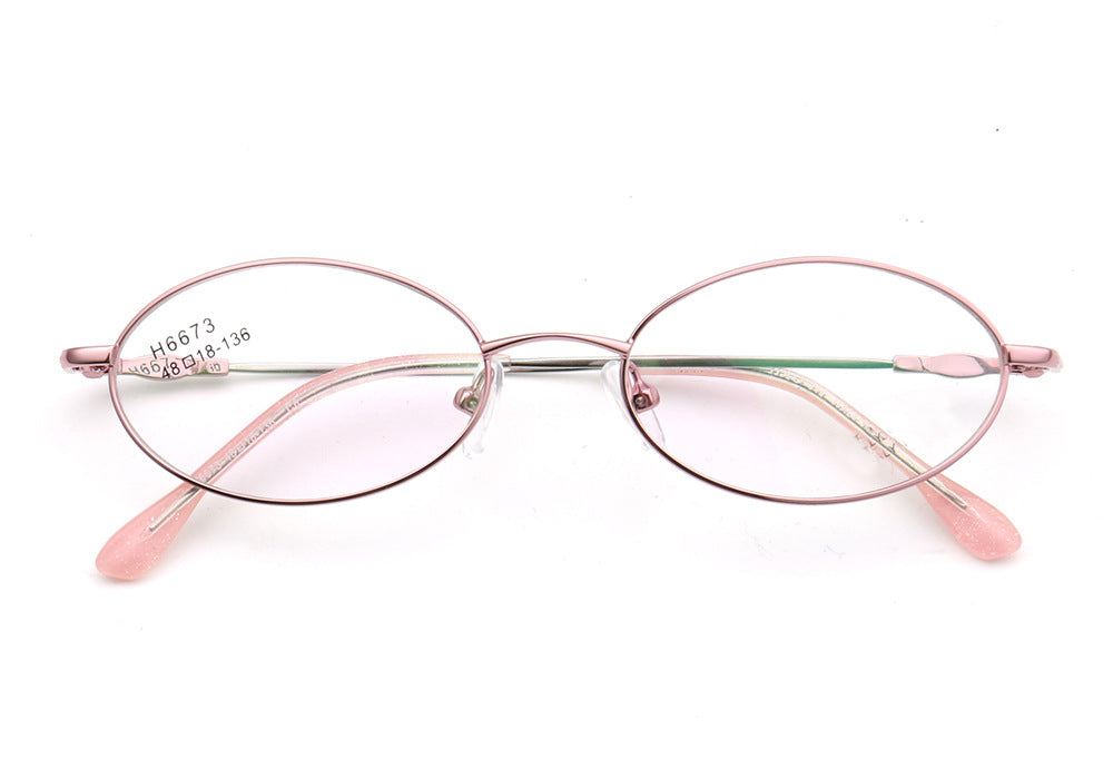 pink oval eyewear for women