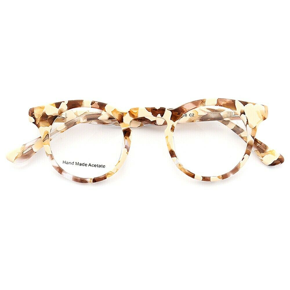 Multicolored patterned eyeglass frames