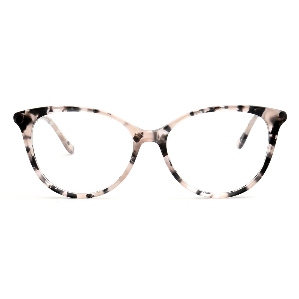 A pair of round tortoise patterned glasses frames for women