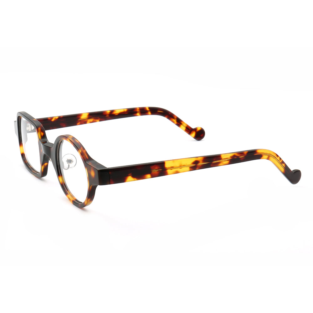 Temple of tortoise shell mismatch eyeglasses frames