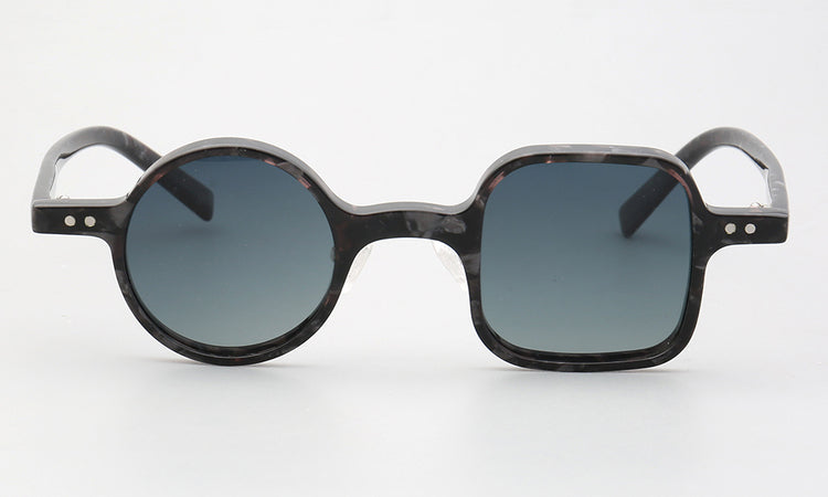 Dark tinted polarized mismatch sunglasses