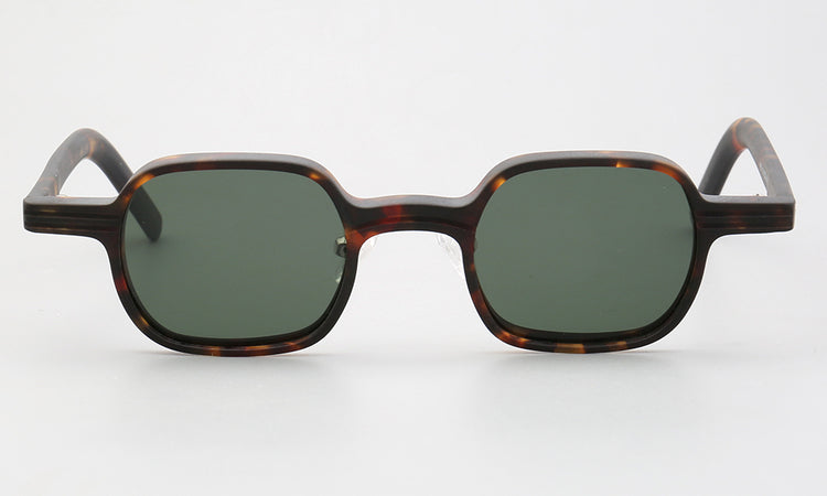 Front view of square polarized sunglasses