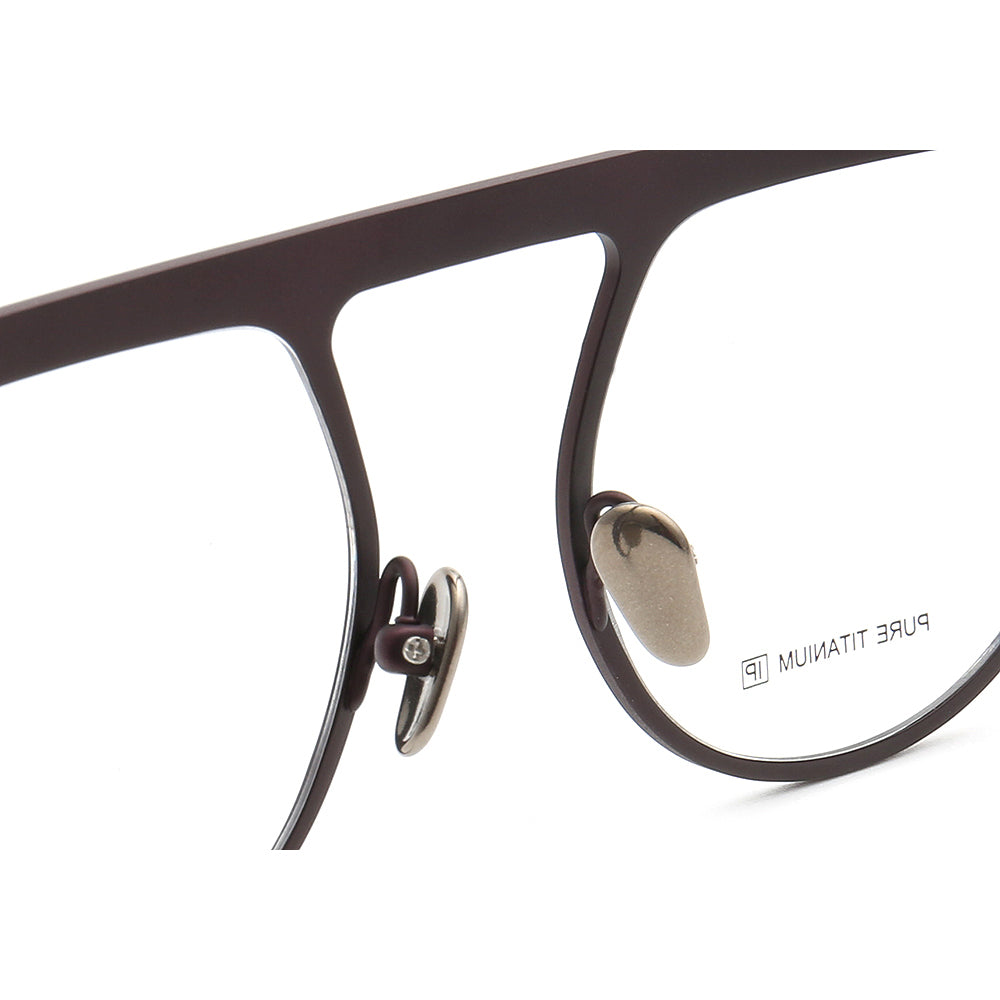 Milo | Vintage 80s Style Pure Titanium Eyeglass Frames | Retro Pilot Style Unisex Glasses