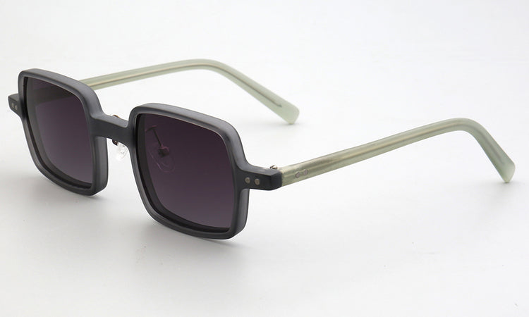 Laurence | Full Rim Square Unisex Sunglasses | Modern Patterned Frame w/ Polarized Lenses