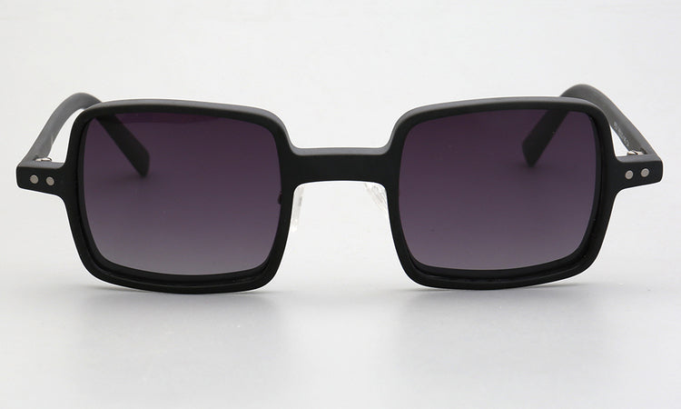 Laurence | Full Rim Square Unisex Sunglasses | Modern Patterned Frame w/ Polarized Lenses