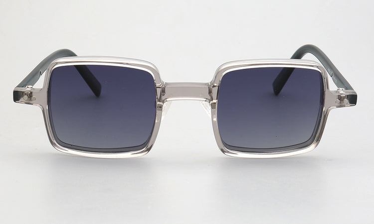 Laurence | Full Rim Square Unisex Sunglasses | Modern Patterned Frame w/ Polarized Lenses