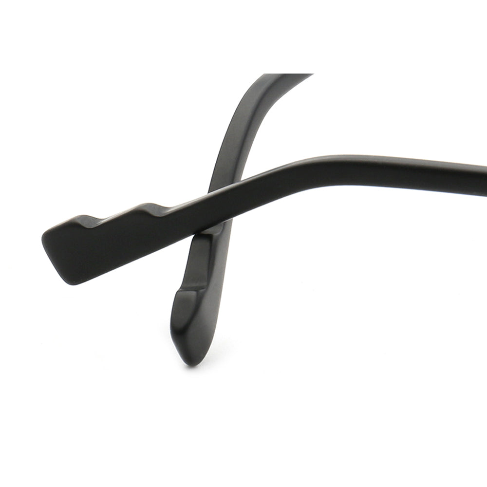 Temple tips of retro titanium eyeglasses