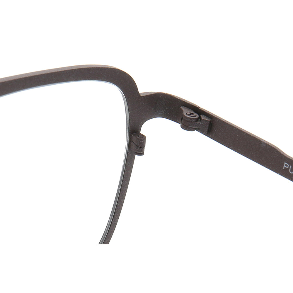 Inner hinge of flat top titanium eyeglass frames