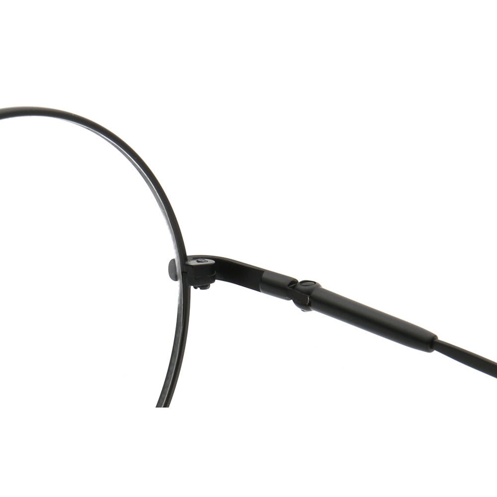 Inner hinge of round memory metal glasses