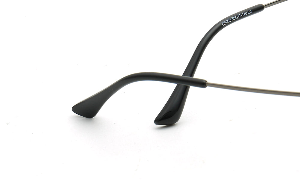 Temple tips of memory metal sunglasses