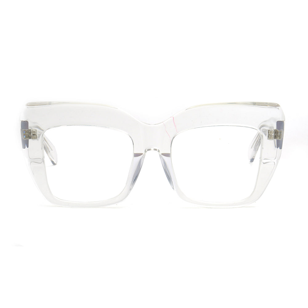 clear square eyeglass frames women