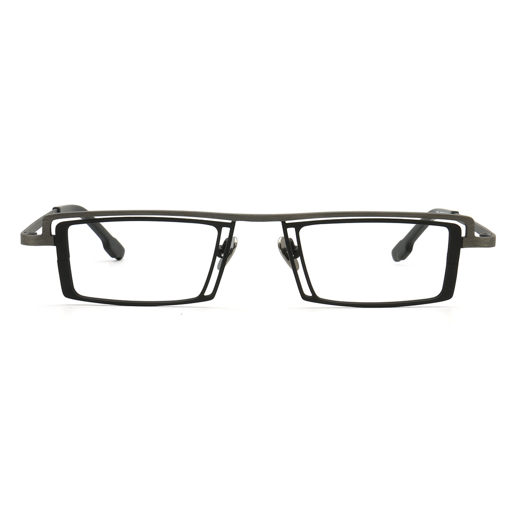 Levi | Rectangular Full Rim Eyeglasses For Men | Modern Business Glasses Frames