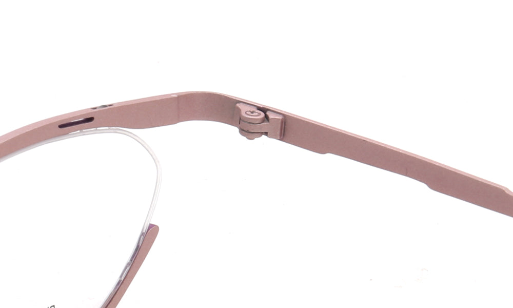 Inner hinge of titanium cat eye glasses frames for women