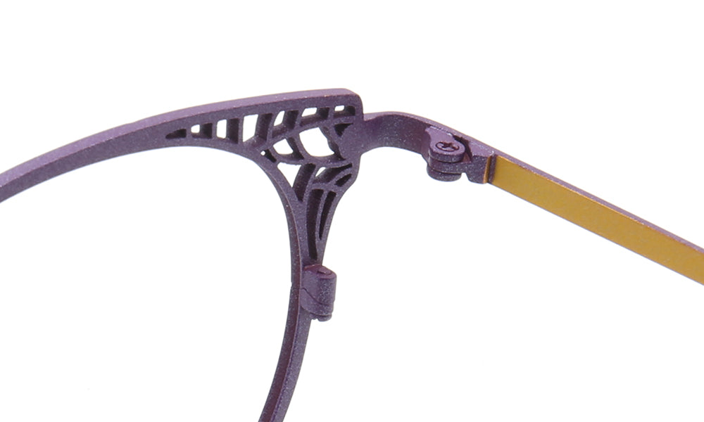 Helena | Stylish Titanium Cat Eye Glasses For Women | Modern Multicolored Eyewear Frames