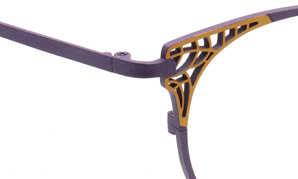 Helena | Stylish Titanium Cat Eye Glasses For Women | Modern Multicolored Eyewear Frames