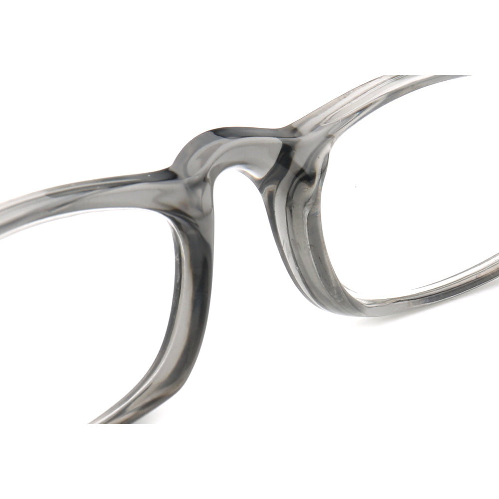 Bridge piece of grey reading glasses