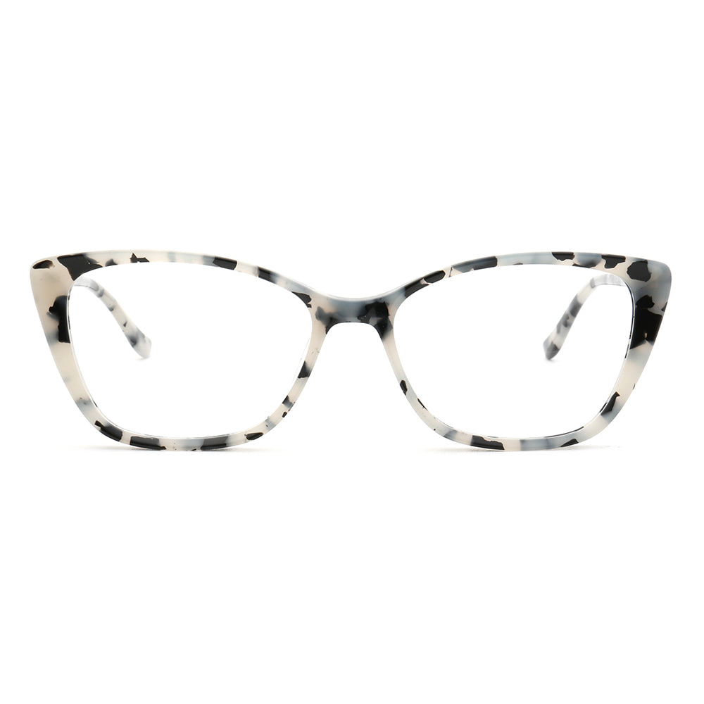 Multicolored cat eye glasses for women