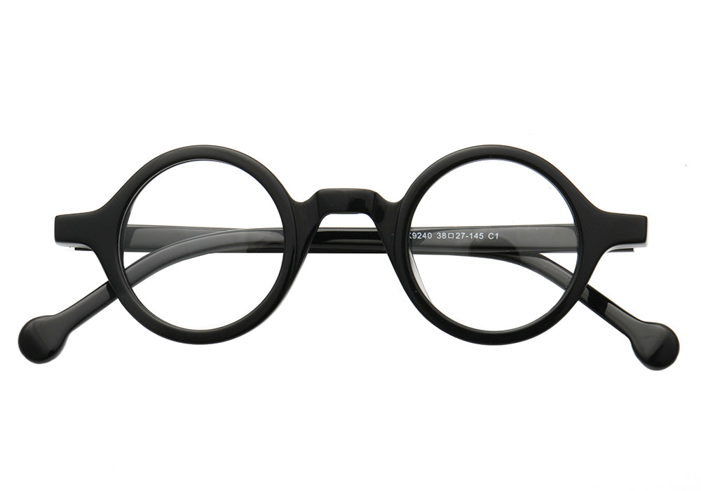 black retro eyeglasses frame women men