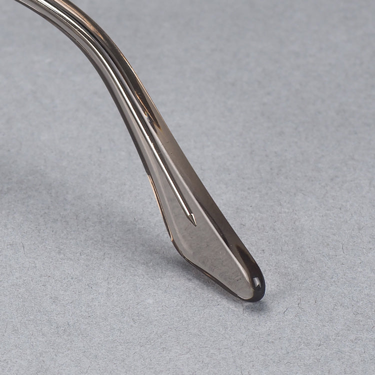 Clear temple tip of acetate eyeglass frames