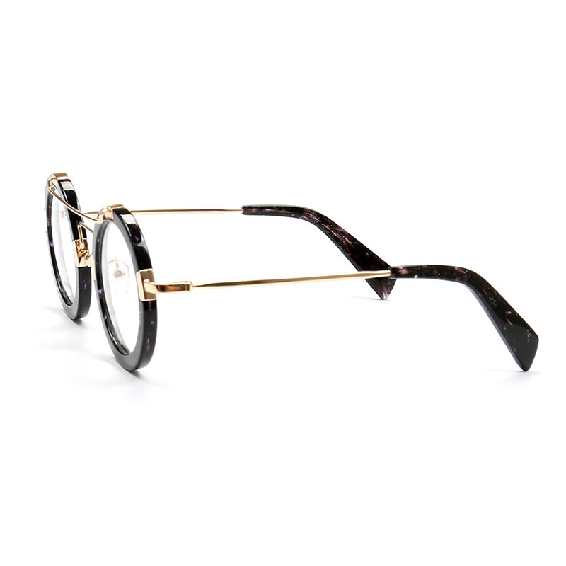 round black eyeglasses frames