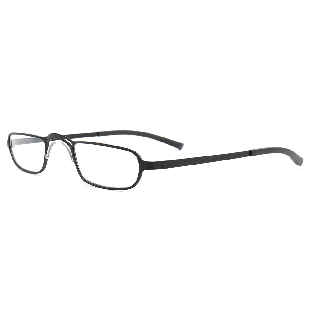 Yukon | Rectangular Full Rim Metal Eyeglass Frames | Lightweight Modern Business Glasses