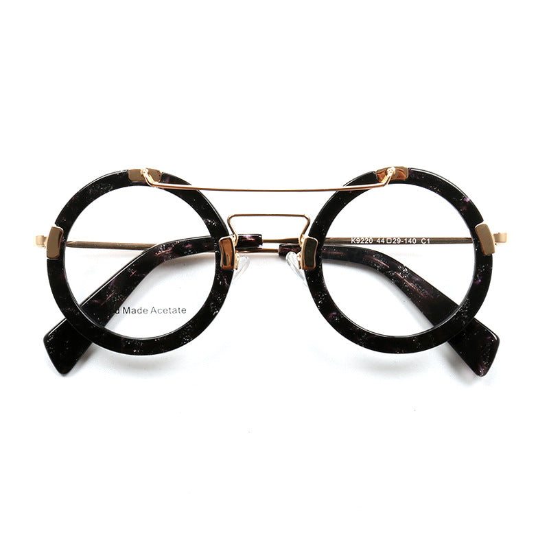 black round eyeglass frames