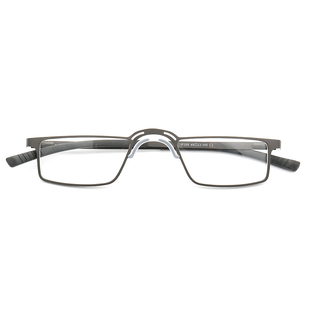 Sterling | Sleek Modern Rectangular Glasses | Modern Business Eyeglasses w/ Lightweight Design