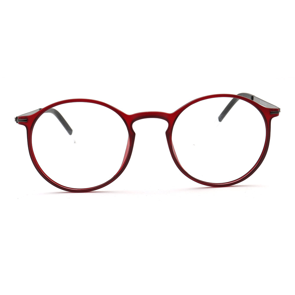 Classic round red TR eyeglass frames