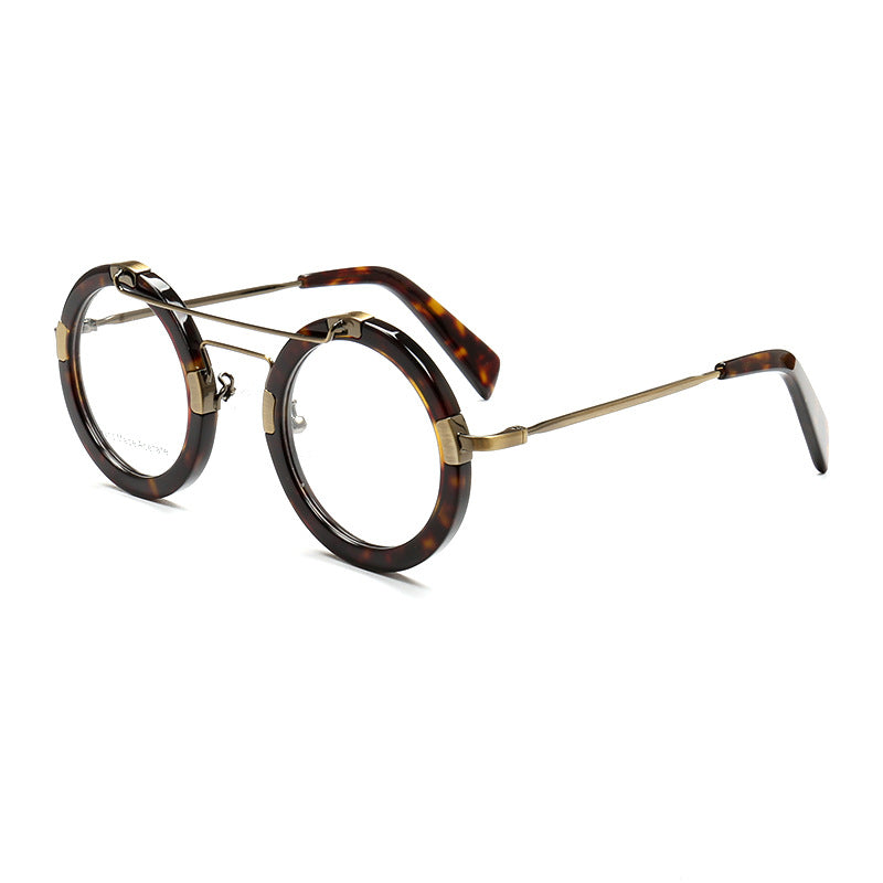 tortoise funky eyeglasses frames