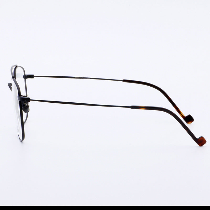 Sergio | Old School Titanium Eyeglasses | 80s Flat Top Frame For Men & Women