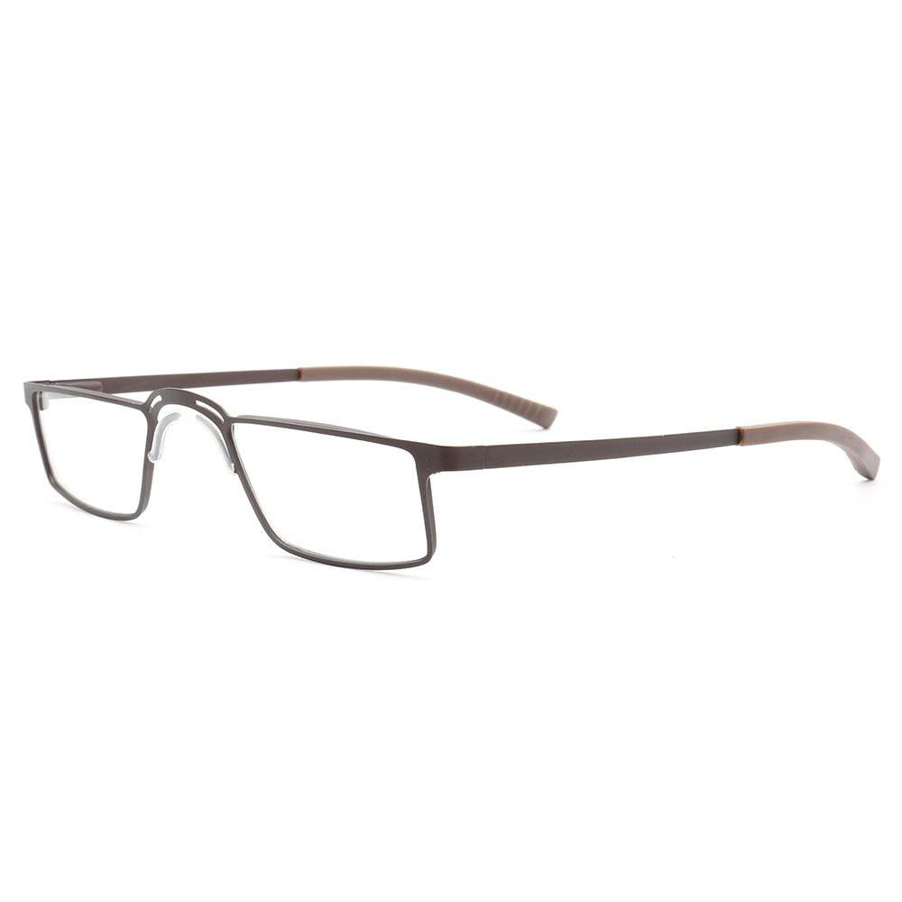 Sterling | Sleek Modern Rectangular Glasses | Modern Business Eyeglasses w/ Lightweight Design