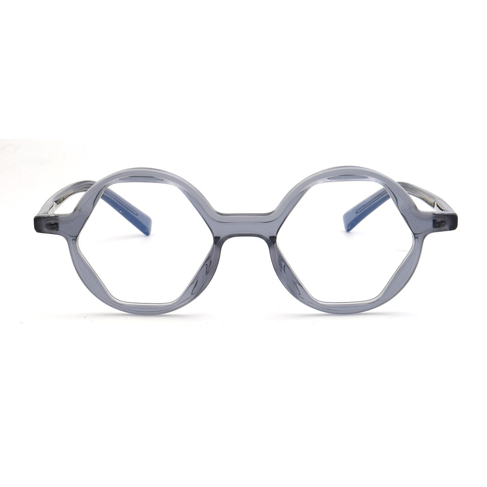 Hexagon shaped outlet eyeglasses