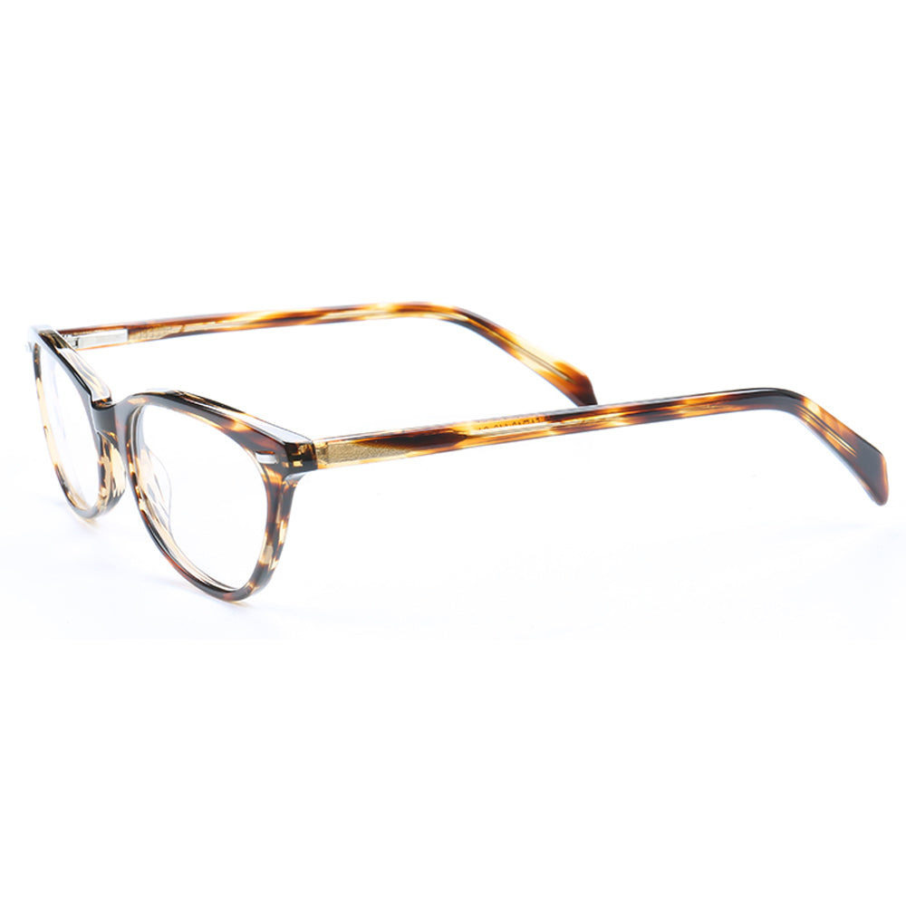 Louisa | Multicolored Cat Eye Glasses For Women | Patterned Acetate & Tortoise Shell Finish