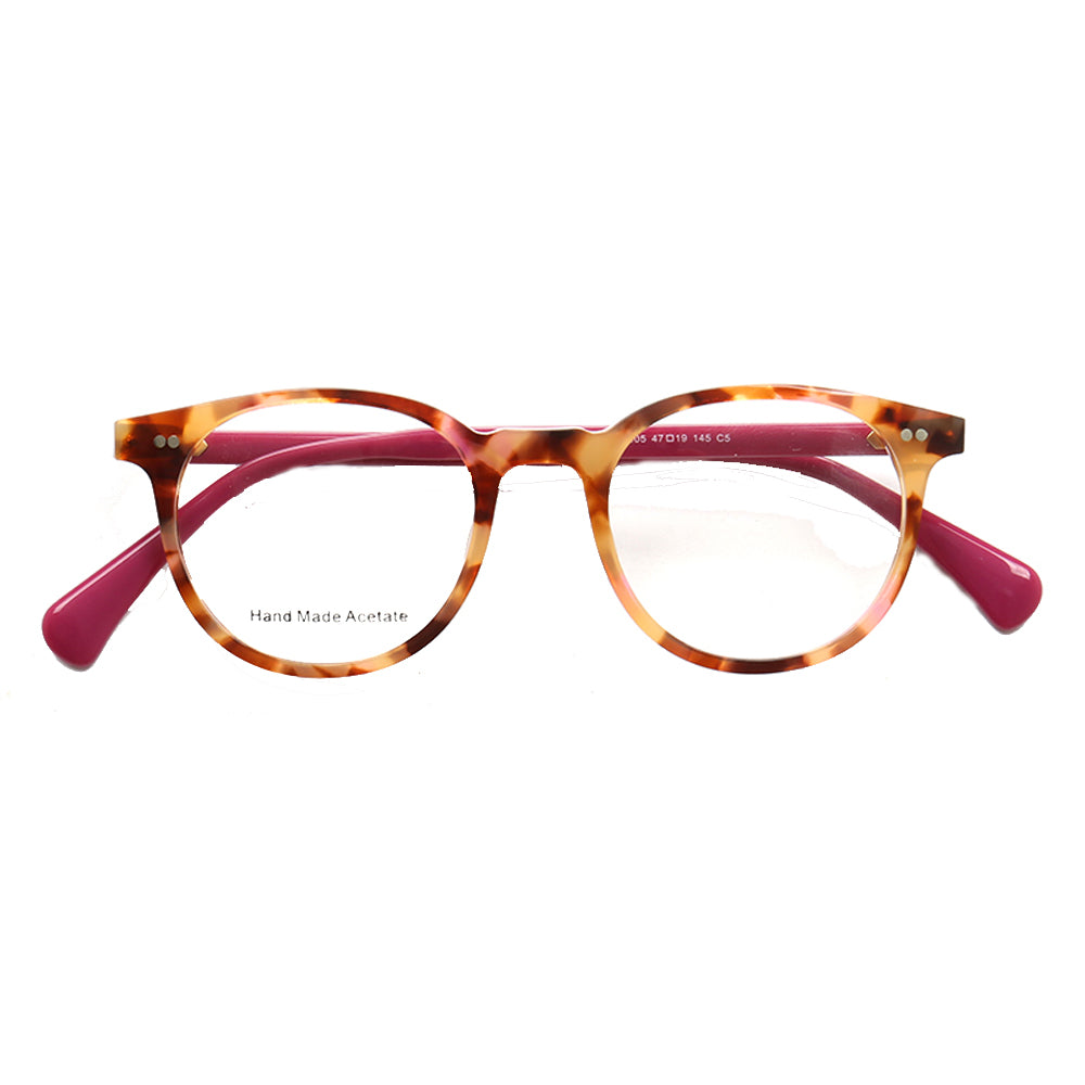 Red tortoise shell eyeglasses