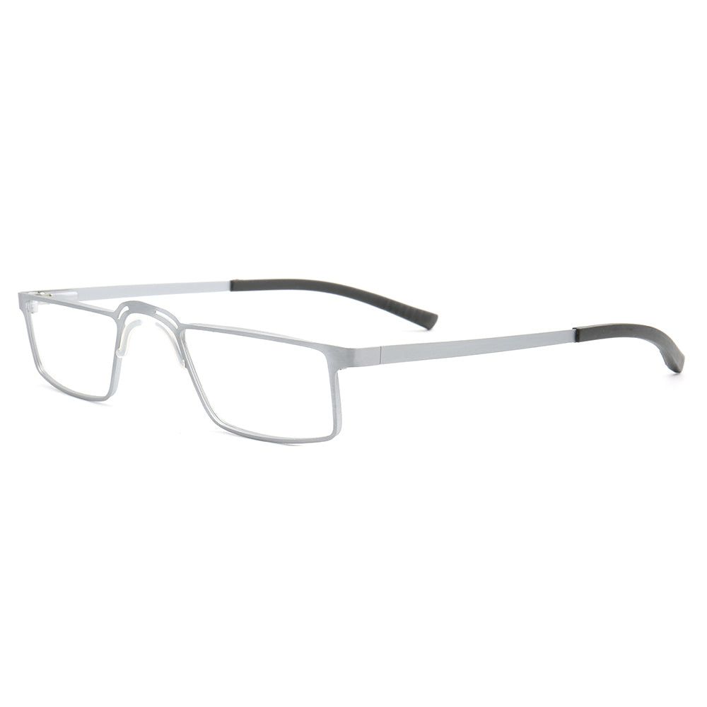 Sterling | Sleek Modern Rectangular Glasses | Modern Business Eyeglasses w/ Lightweight Design