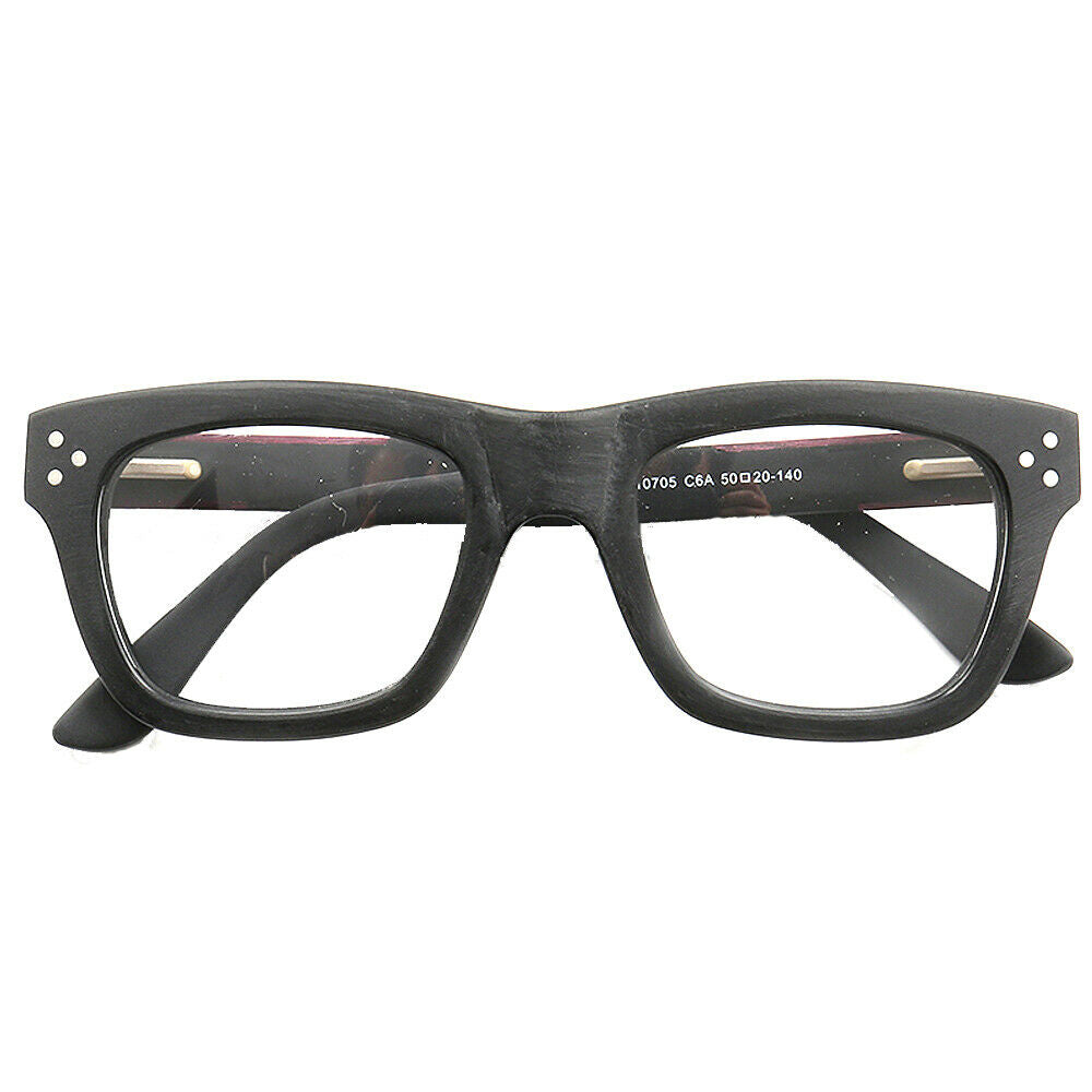 Phoenix | Wood & Acetate Composite Eyeglass Frames | Square Full Rim Unisex Glasses