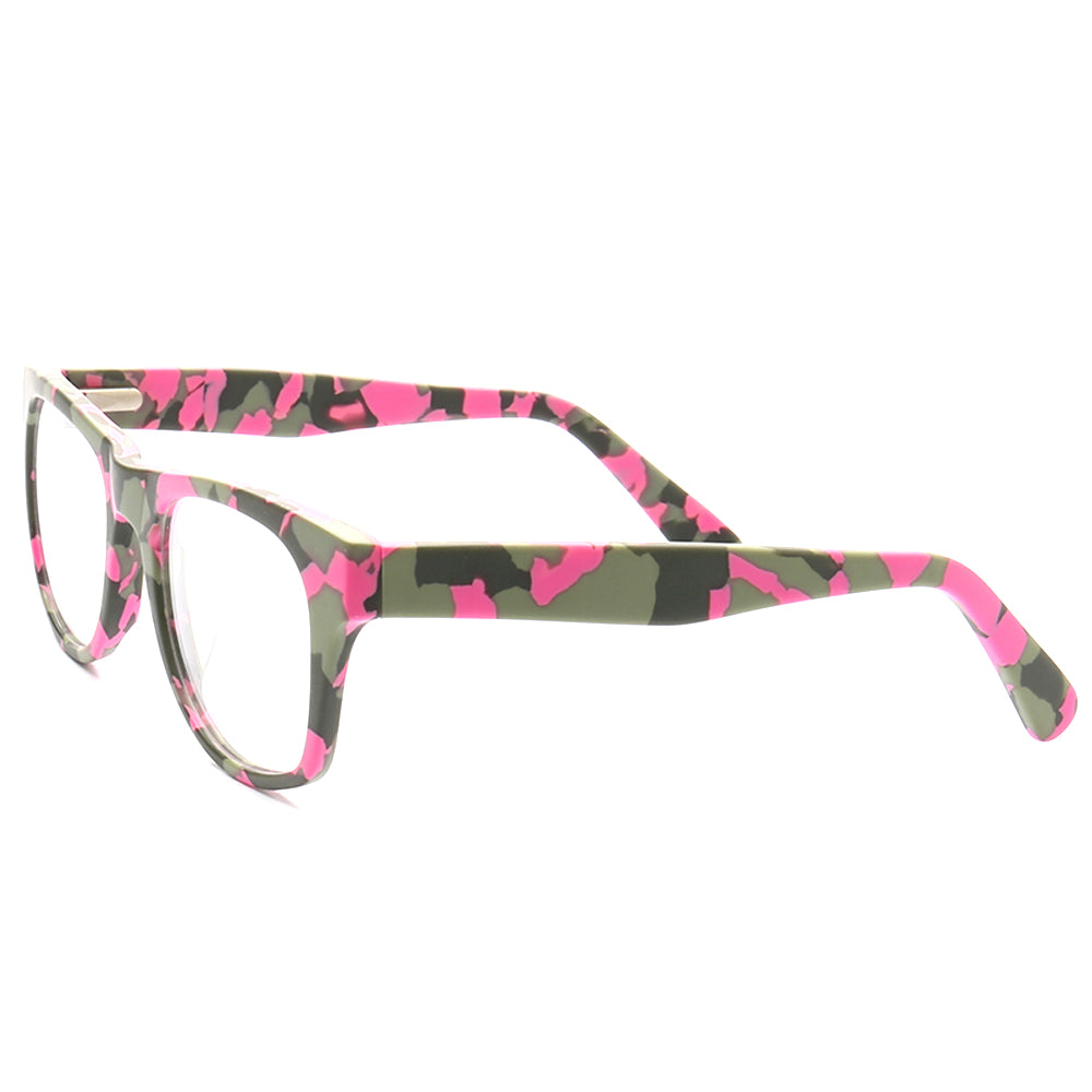 Pink camo store eyeglass frames