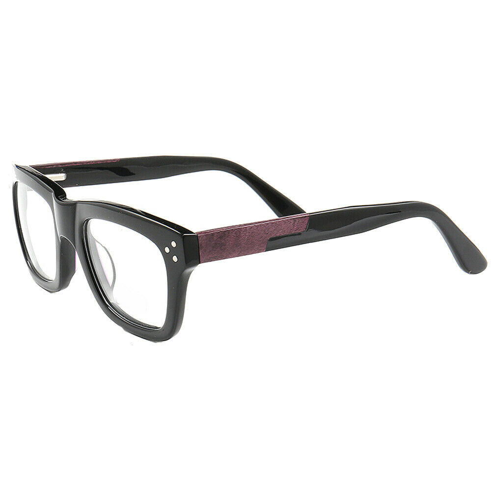 Phoenix | Wood & Acetate Composite Eyeglass Frames | Square Full Rim Unisex Glasses