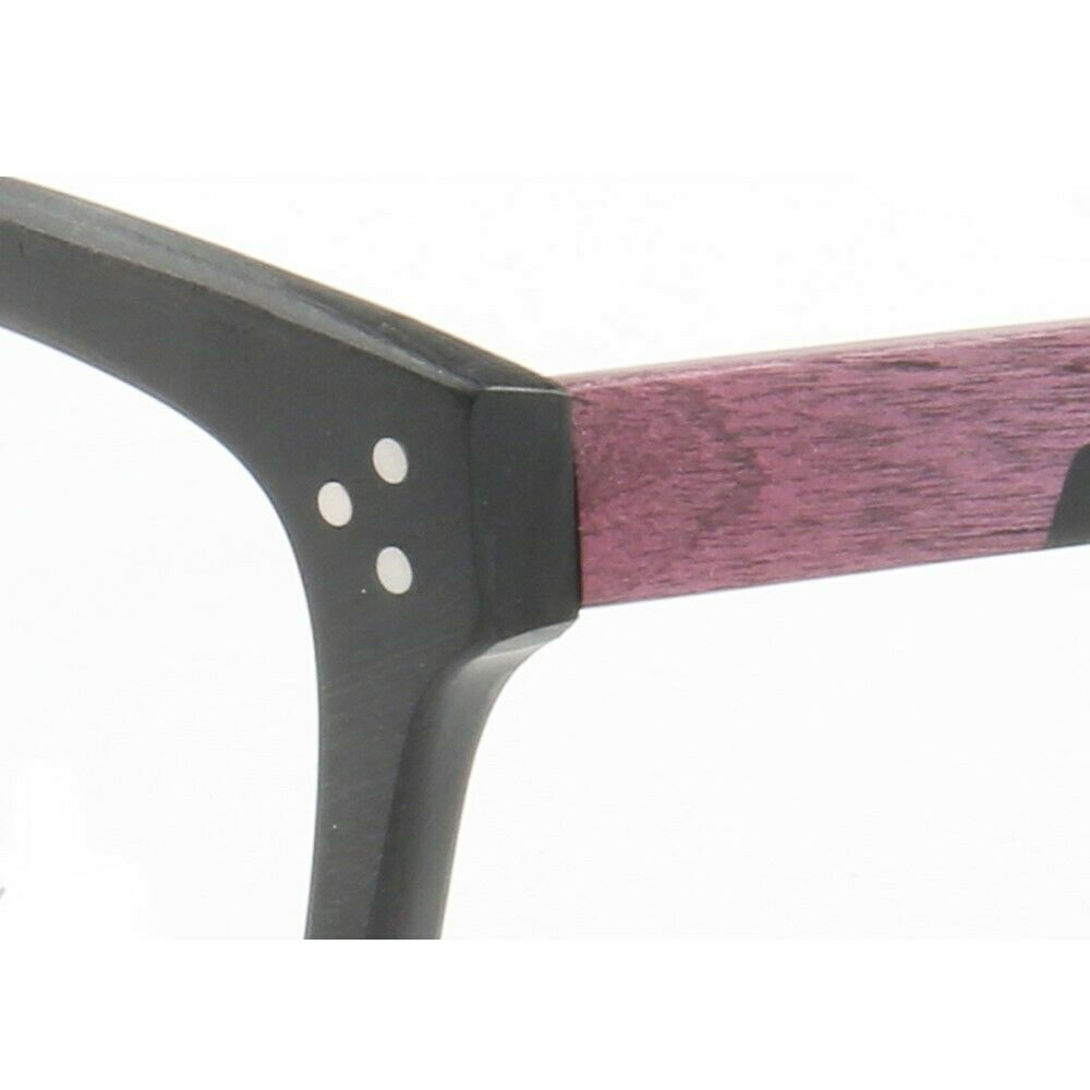 Phoenix | Wood & Acetate Composite Eyeglass Frames | Square Full Rim Unisex Glasses