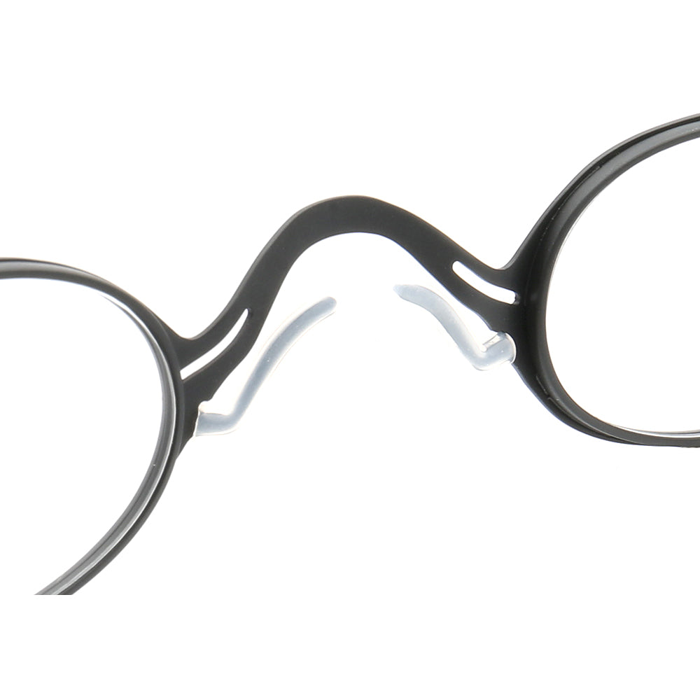 Harlow | Oval Shaped Business Eyeglass Frames | Modern Metal Unisex Glasses