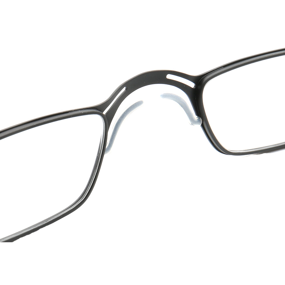 Yukon | Rectangular Full Rim Metal Eyeglass Frames | Lightweight Modern Business Glasses