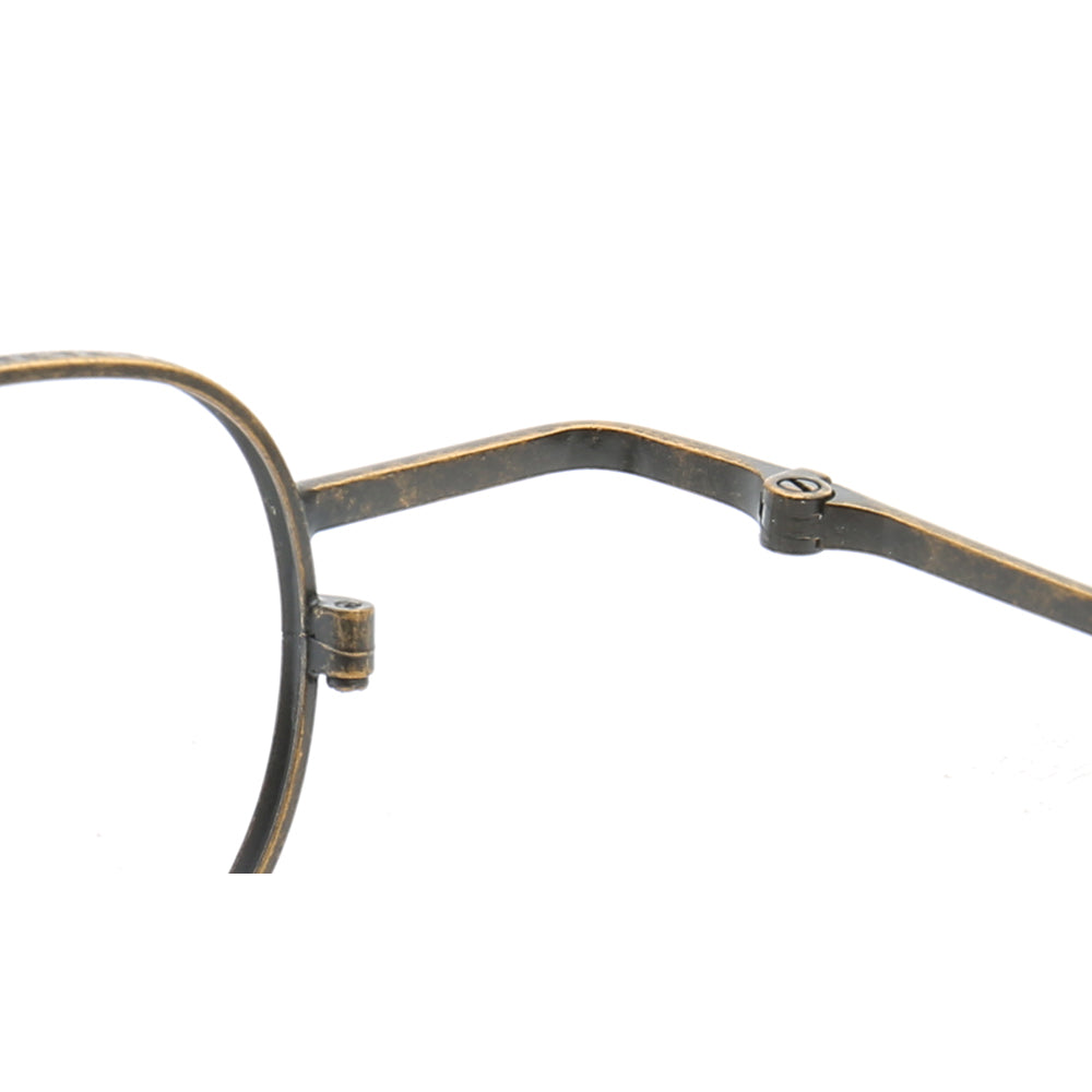 Lance | Retro Nerd Style Metal Eyeglasses | Thin Lightweight Unisex Glasses Frames