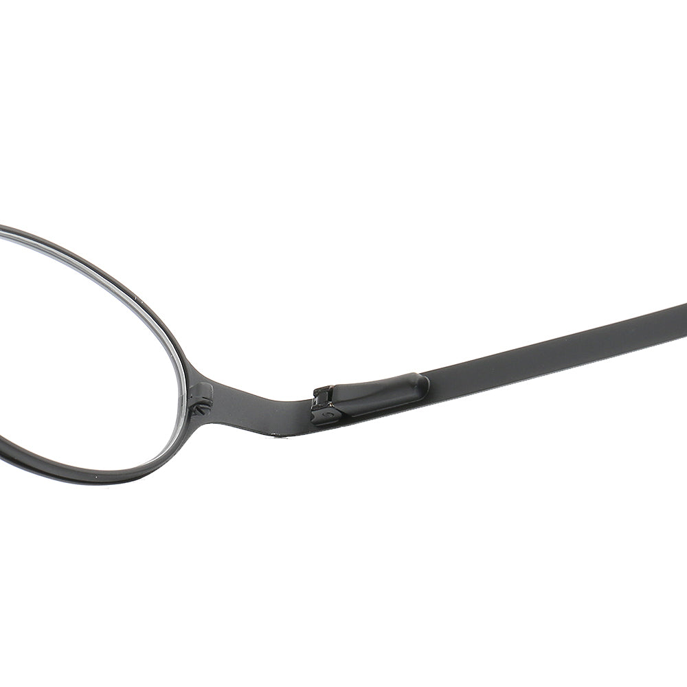 Harlow | Oval Shaped Business Eyeglass Frames | Modern Metal Unisex Glasses